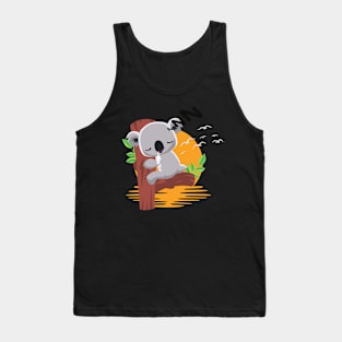 Koala sleeping Tank Top